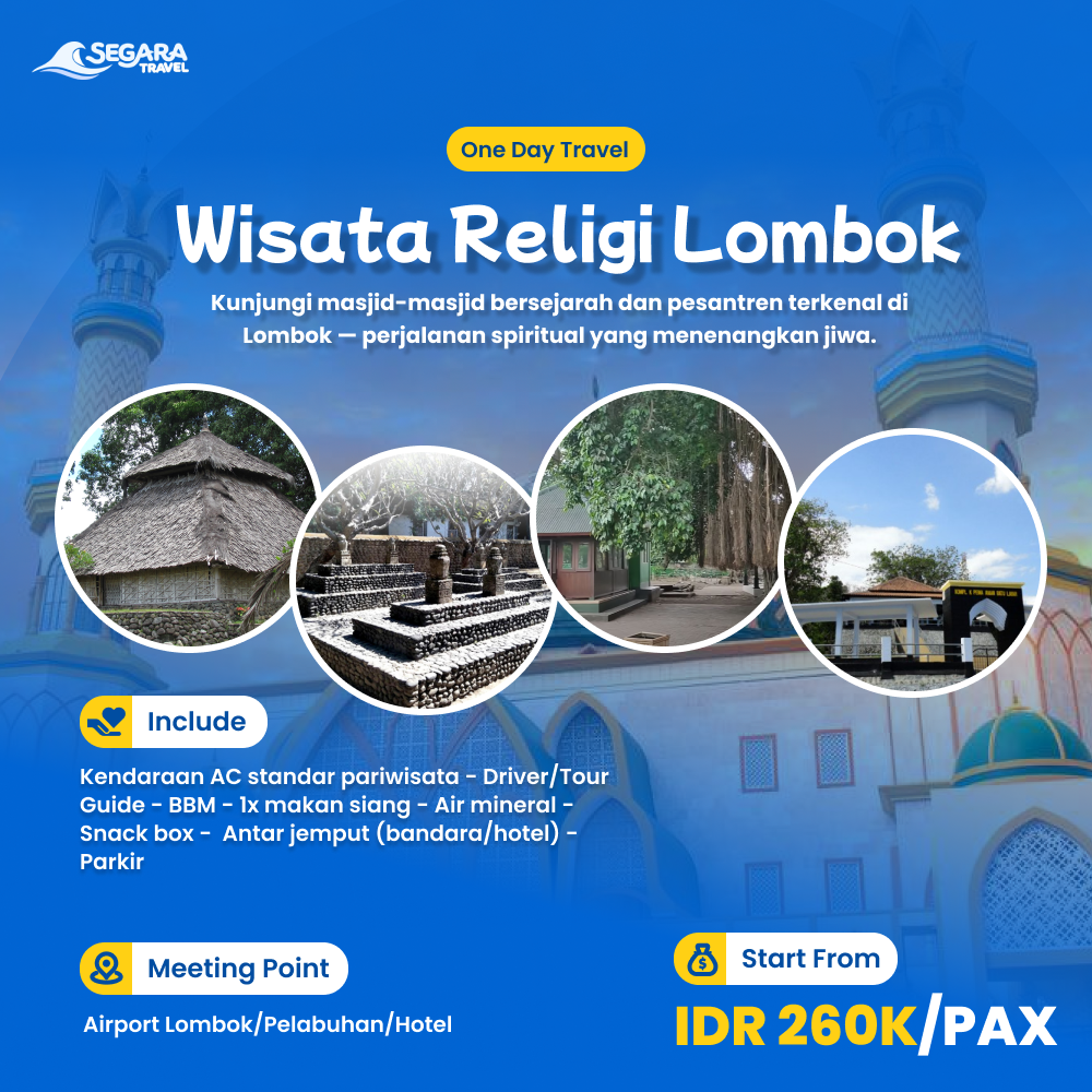 Wisata religi Masjid Kuno Bayan Makam Loang Baloq Pesantren Lombok