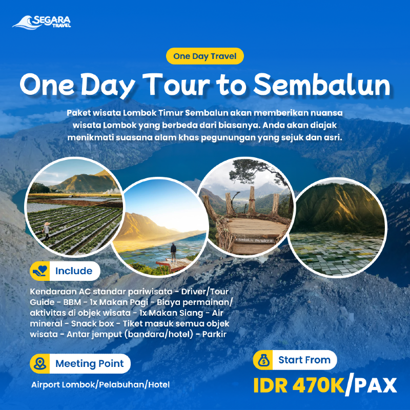 One Day Tour to Sembalun | Segara Travel Lombok - Travel Agency Lombok - Segara Travel